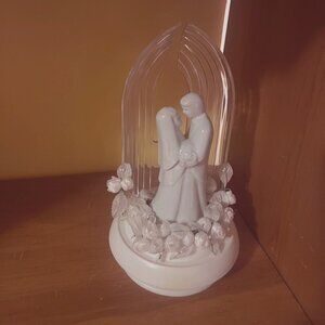VINTAGE 1980S WILTON WEDDING CAKE BRIDE GROOM TOPPER